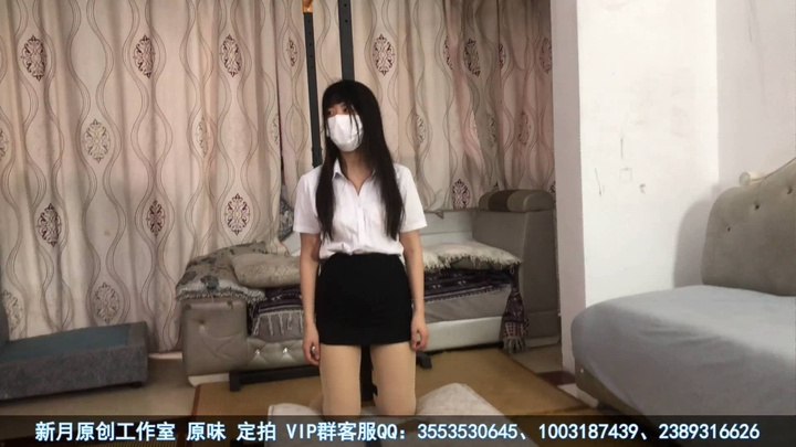 #新月原创 【佳怡】微剧情 上门绳师 紧缚祈愿 折腿跪缚固定接电双TD 捆脖子玩JIO.mp4