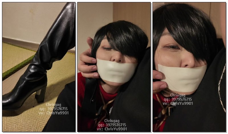 #Chrisgag 欲求不满的Ada--龟甲缚胶带封嘴腿手动墙高下载地址