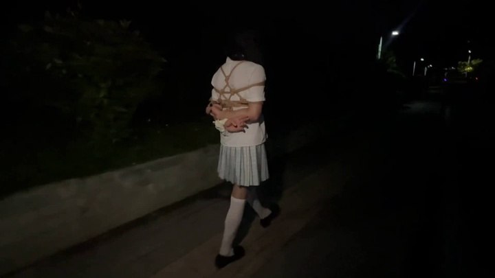 #桃花岛 户外捆绑第三弹（桃花公园jk白丝游行）.mp4