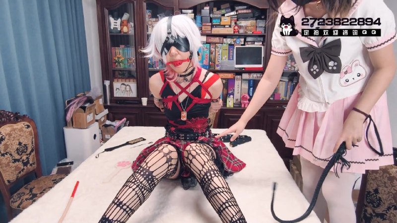 #BadCat 【剧情大作】【咲希的噩梦（咲希留宿妙妙家 无意中发现妙妙私藏的紧缚书刊 之后睡梦中被妙妙惩罚）】【妙妙X咲希】【K9 紧缚 挠痒 SP 口球 口水 蒙眼 墙高】下载地址