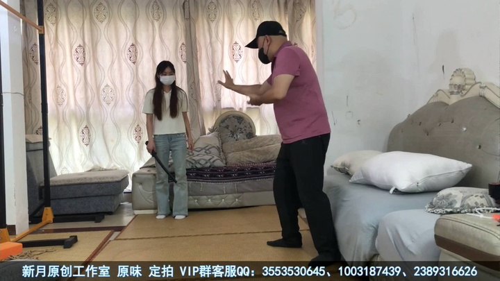 #新月原创 【荷露】定拍 微剧情 搜查官抓捕紧缚男失败 遭遇紧缚妖术 换装白丝体操服 各种折磨.mp4