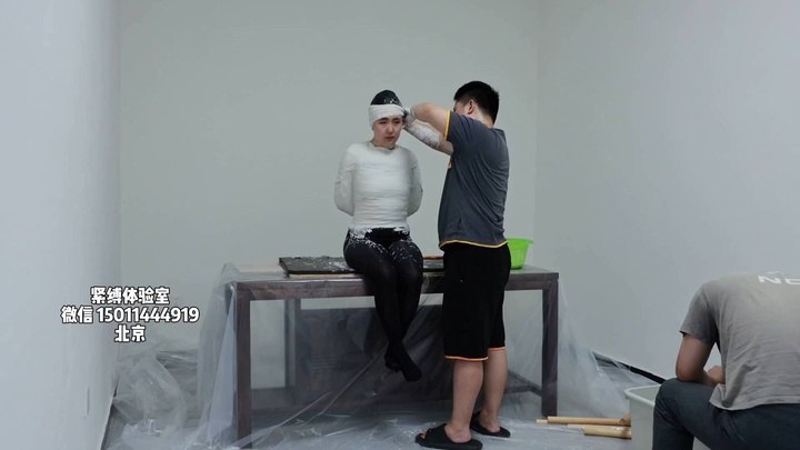 #路由紧缚 石膏禁锢 把模特固定成什么样的姿势才稳妥长时间放置.mp4
