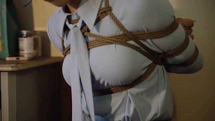#半岛束艺台 师生劫（3）蛇缚挣脱挑战+经典红色多孔口球堵嘴