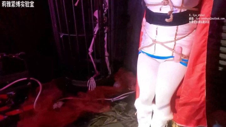 #莉雅原创 冯迪妮战败 cosplayDID微剧情电击项圈口球蛋蛋紧缚第一人称单腿吊白丝.mp4