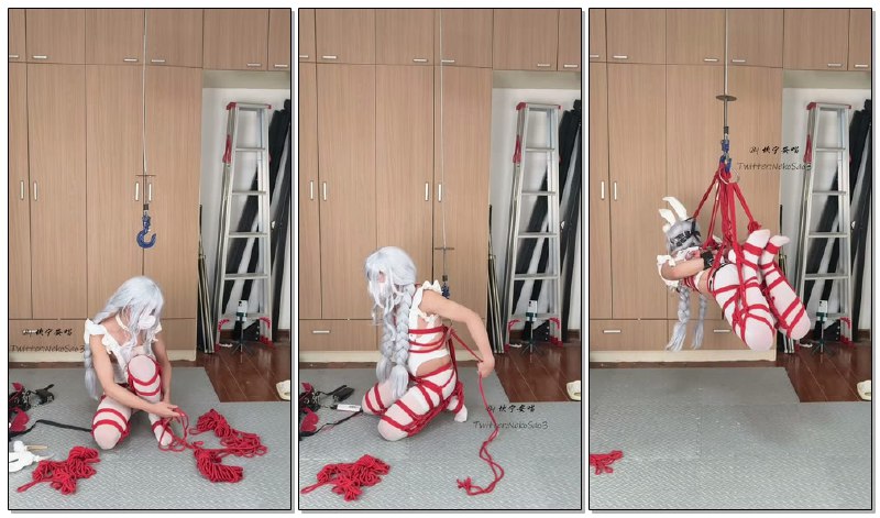 #坎喵 绝望的自缚-碧蓝航线cos-恶毒折腿驷马+斐济杯强高下载地址